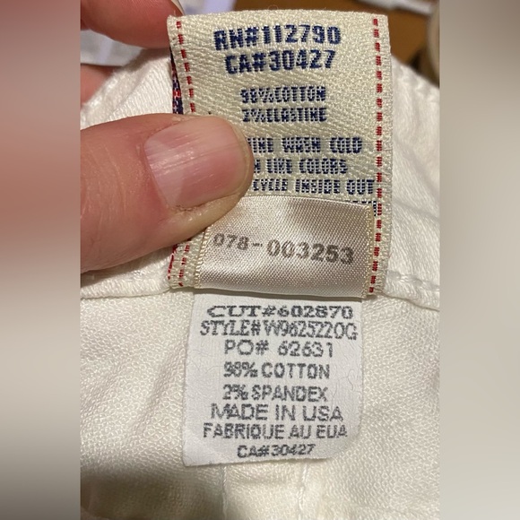 True Religion White Low-rise Flared Leg Jeans with Rhinestone Accents - Picture 6 of 9